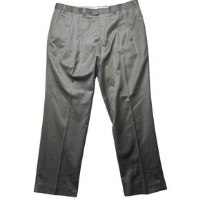 Ralph Lauren Gray‎ Washable Dress Pants Classic Pleated Career Slacks Size 36x30